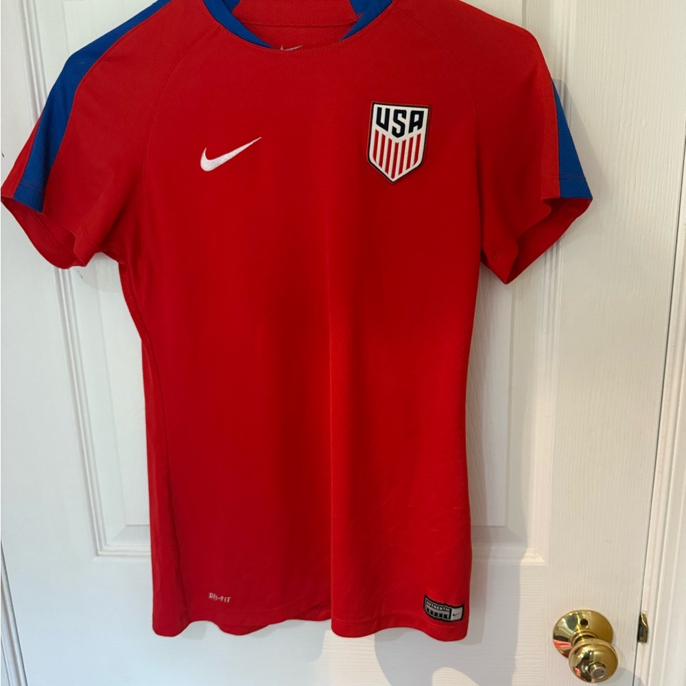 Nike Kids Red and Blue USA Soccer Jersey